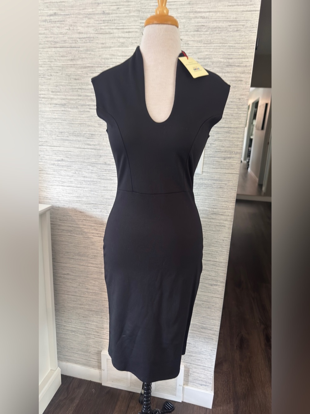 Rolla Coster Black Midi Sheath Dress NWT